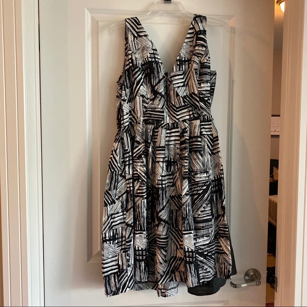 Black and white dress